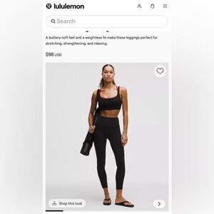 LULU LEMON ALIGN HIGH RISE PANT ‘25 IN DARK OLIVE